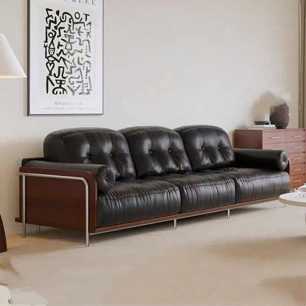 Aurelia Leather Sofa by Verra Living
