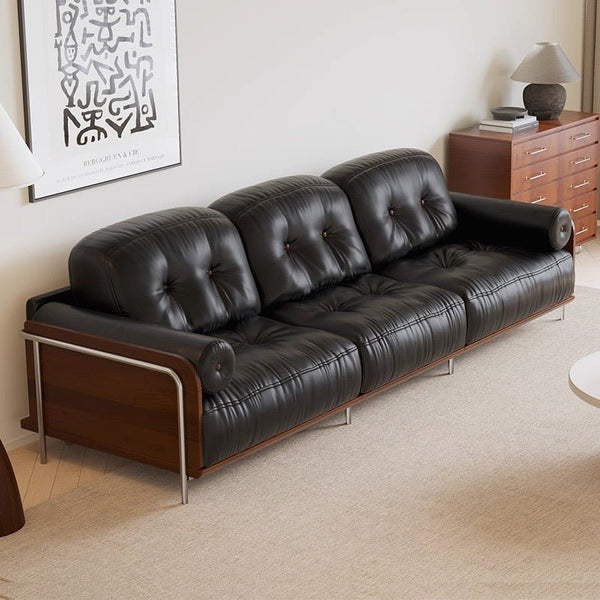Aurelia Leather Sofa by Verra Living