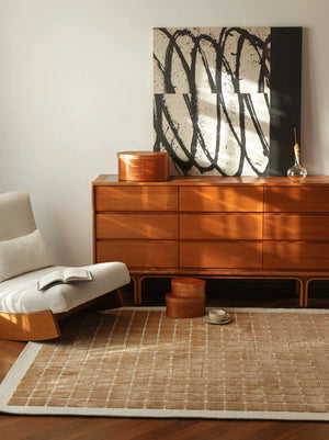 Caramel Cubes Rug - Verra Living