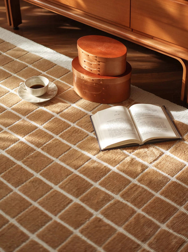Caramel Cubes Rug - Verra Living